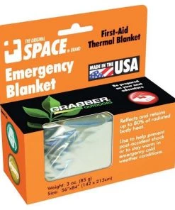 Liberty Mountain Emergency Blanket, Silver