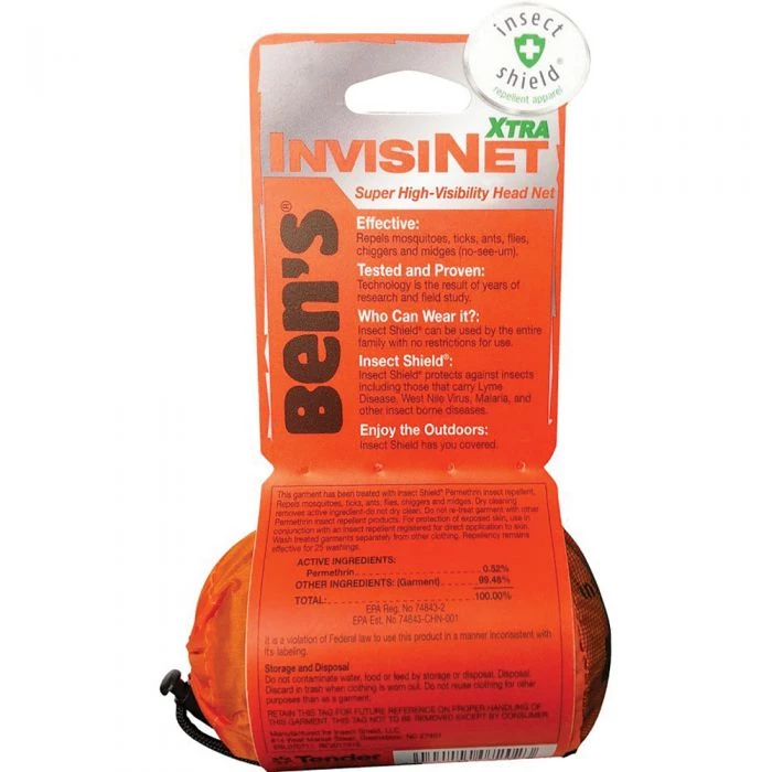 Liberty Mountain Ben's InvisiNet Xtra W/ Insect Shield Headnet ACCESSORIES