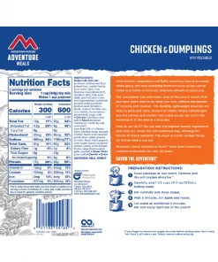 FOOD Mountain House Adventure Meal Chicken & Dumplings