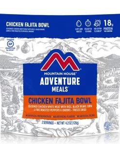 Mountain House Adventure Meal: Chicken Fajita Bowl