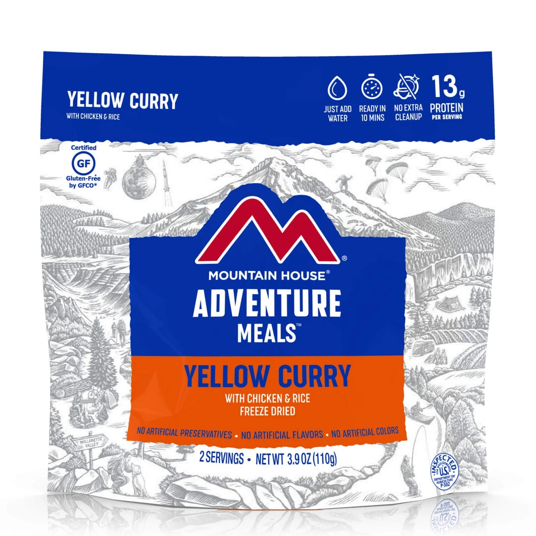 Mountain House Adventure Meal Yellow Curry W/ Chicken FOOD