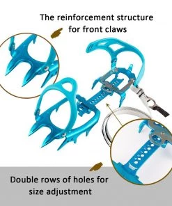 2 Foot Adventures 14 Teeth Ultralight Aluminum Alloy Crampons - LIMITED AVAILABILITY