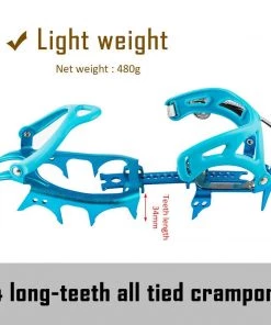 2 Foot Adventures 14 Teeth Ultralight Aluminum Alloy Crampons - LIMITED AVAILABILITY