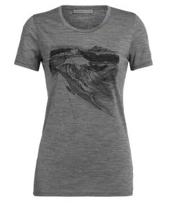 WEARABLES Icebreaker Women's Tech Lite Short Sleeve Crew Top - PCT Sketchbook