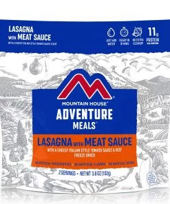 Mountain House Adventure Meal: Lasagna W/ Meat Sauce FOOD
