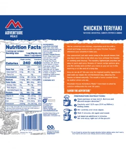 FOOD Mountain House Adventure Meal Chicken Teriyaki W/ Rice