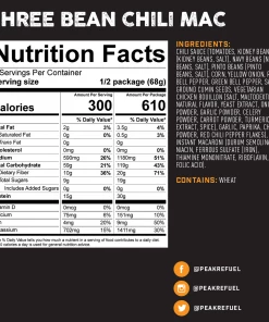 FOOD Peak Refuel: Three Bean Chili Mac