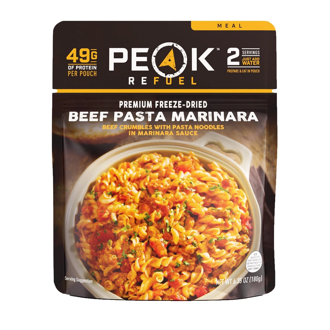 Peak Refuel: Beef Pasta Marinara