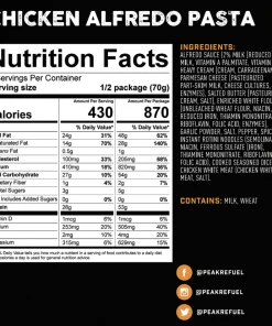 Peak Refuel: Chicken Alfredo