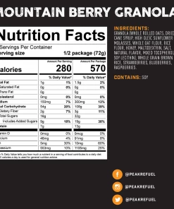 FOOD Peak Refuel: Mountain Berry Granola