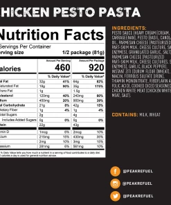 FOOD Peak Refuel: Chicken Pesto Pasta