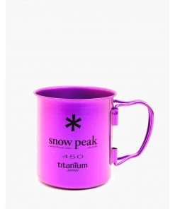 GEAR Snow Peak Titanium Singe Wall Colored Cup, 450