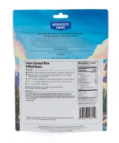 Backpacker's Pantry Cuban Coconut Black Beans & Rice FOOD