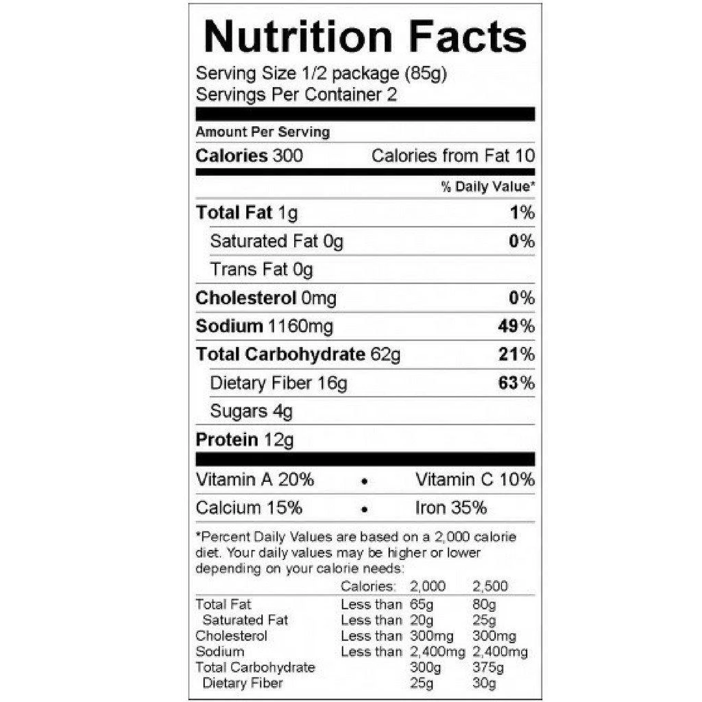 Backpacker's Pantry Louisiana Black Beans & Rice