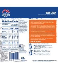 Mountain House Adventure Meal: Beef Stew FOOD