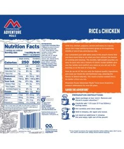 Mountain House Adventure Meal: Rice & Chicken FOOD